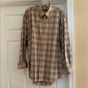 Burberry Nova Check men’s button down shirt